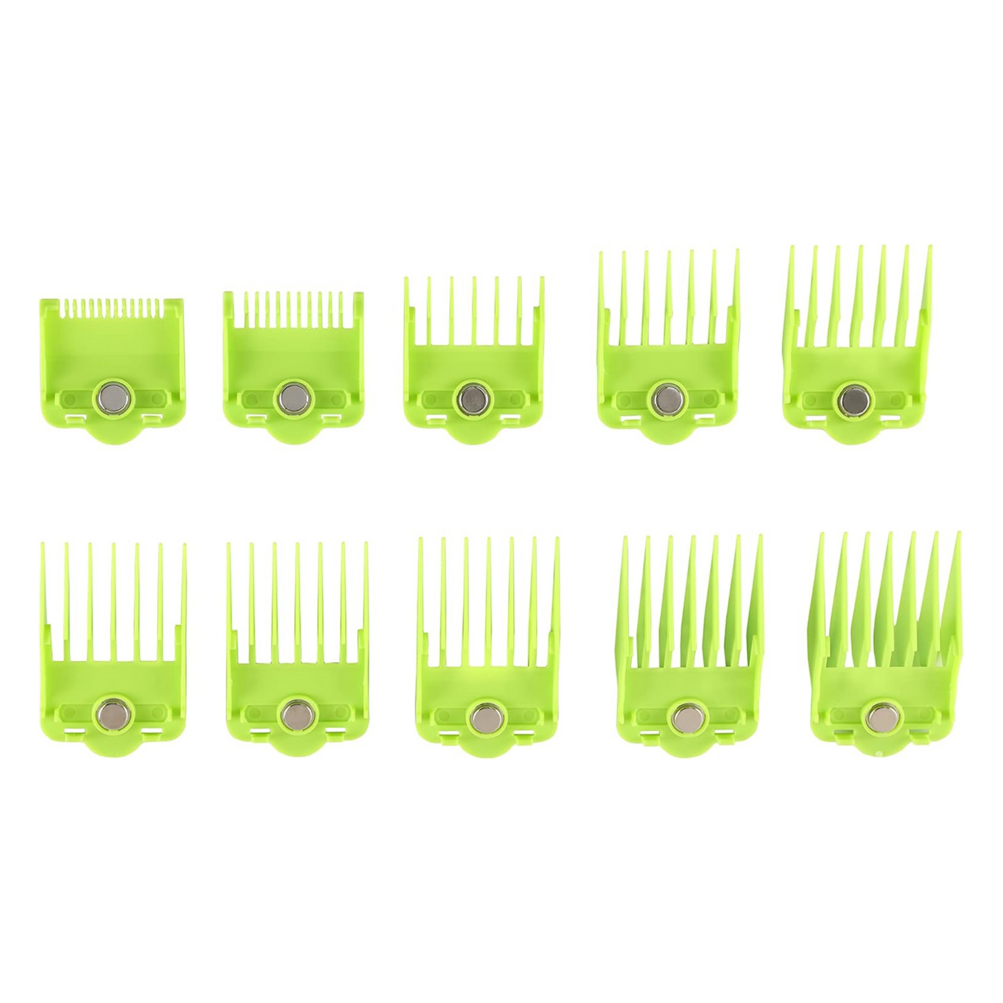 Set de Peines Magnéticos Supreme Trimmer 0,5 - 8 Green