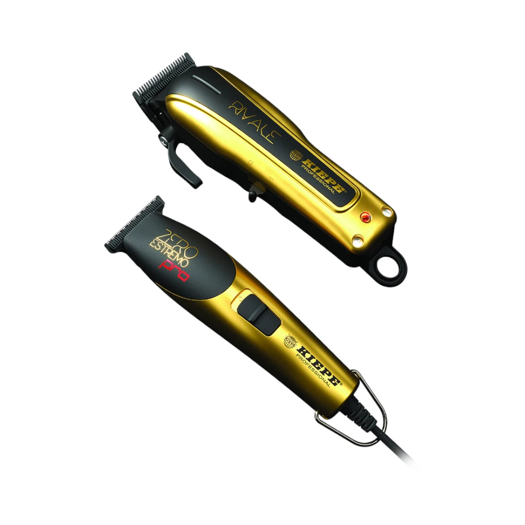 Golden Combo Kiepe: Clipper Rivale + Trimmer Zero Estremo PRO