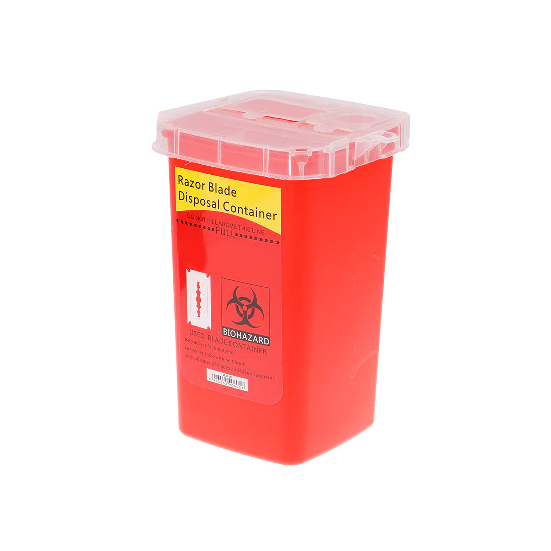 Contenedor de Navajas Desechable Rojo