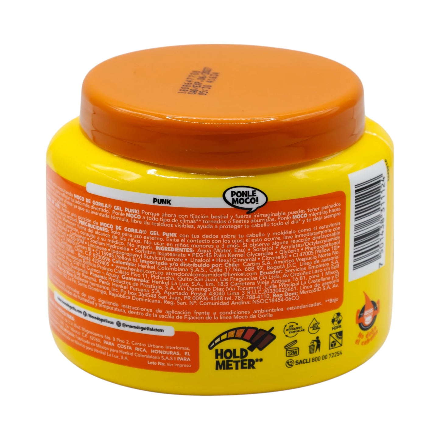 Gel de peinar Moco de Gorila punk 270 g