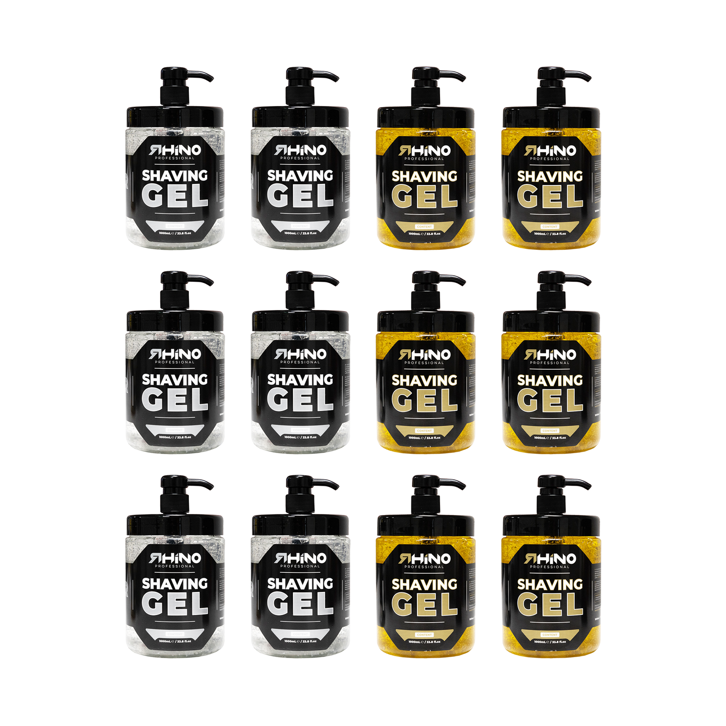 Pack 12 Gel de Afeitar - RHINO