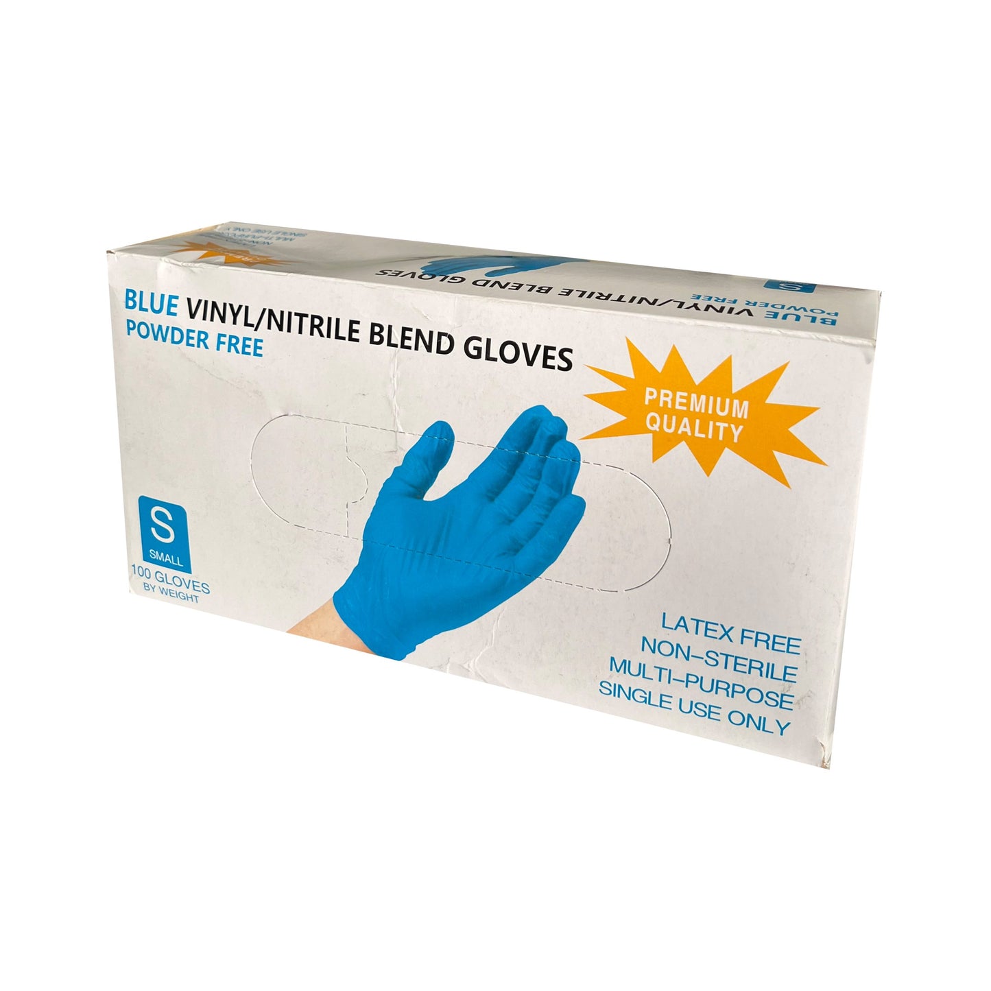 Pack 100 Guantes Nitrilo Azul S