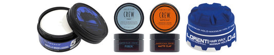 Ceras y pomadas para el pelo: Matte Arcilla, American Crew Fiber, Matte Clay y Lorenti Maximum Hold
