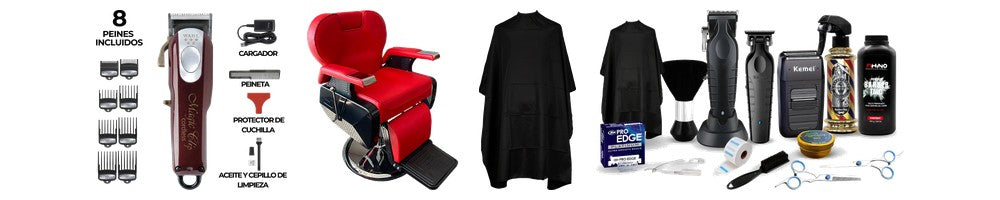 Cómo armar una barbería en Chile: clipper, sillón, capa y combo profesional