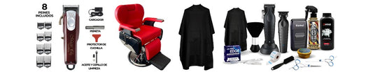 Cómo armar una barbería en Chile: clipper, sillón, capa y combo profesional