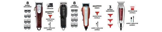 Línea Wahl: Magic Clip Cordless, Senior, Legend y Detailer Trimmer