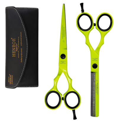 Set de Tijeras HENBOR FLOCUT - YELLOW