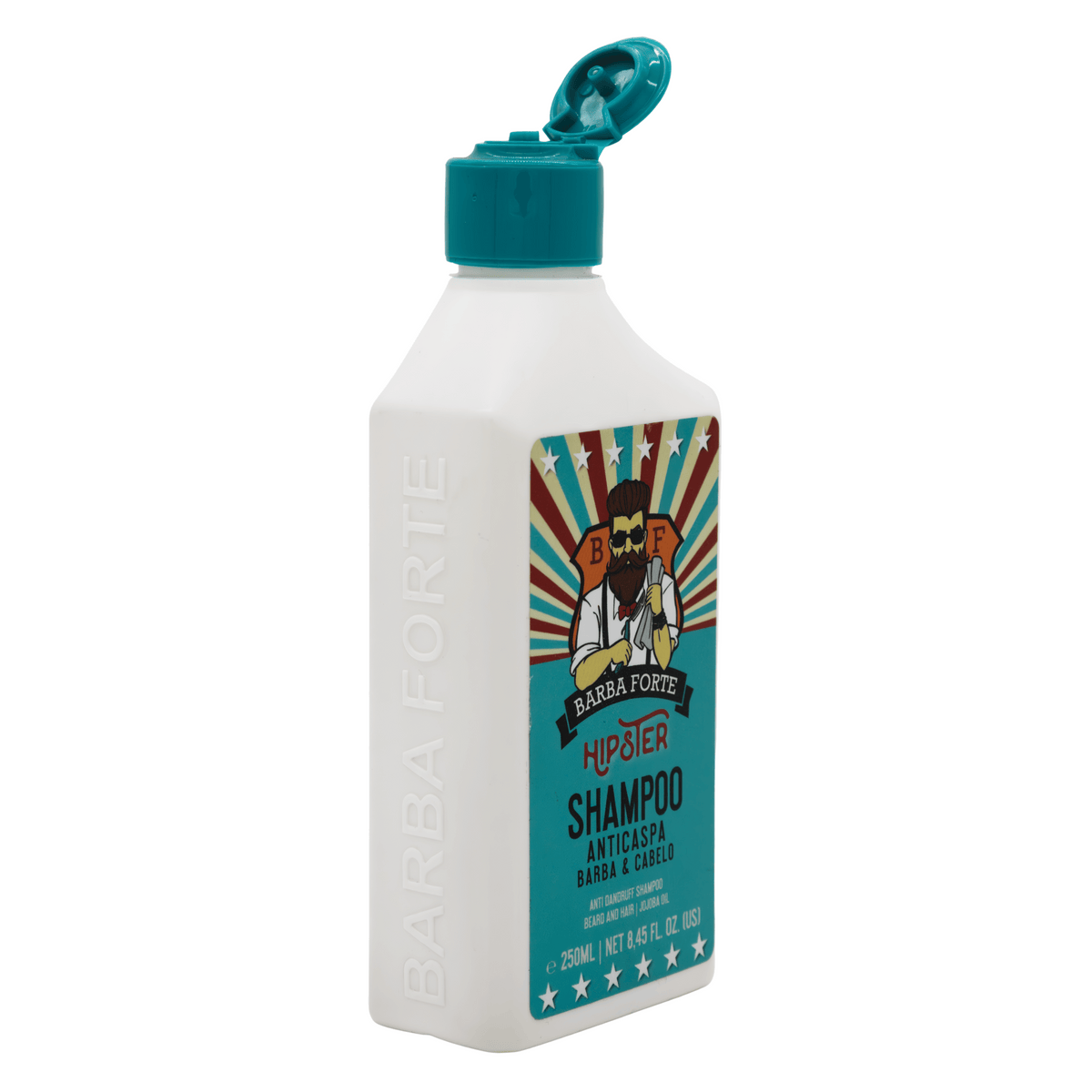 Shampoo Anticaspa Barba y Cabello Hipster 250ml