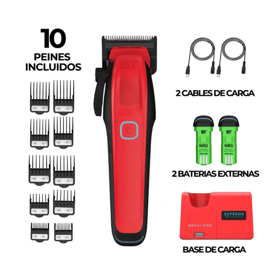 Clipper Supreme Trimmer Recharge Red