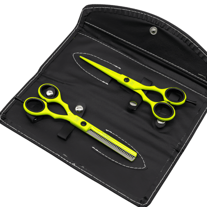 Set de Tijeras HENBOR FLOCUT - YELLOW