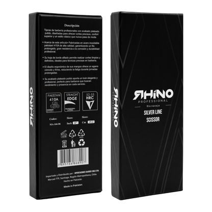 Tijera Filo Navaja Rhino Silver Line 6'