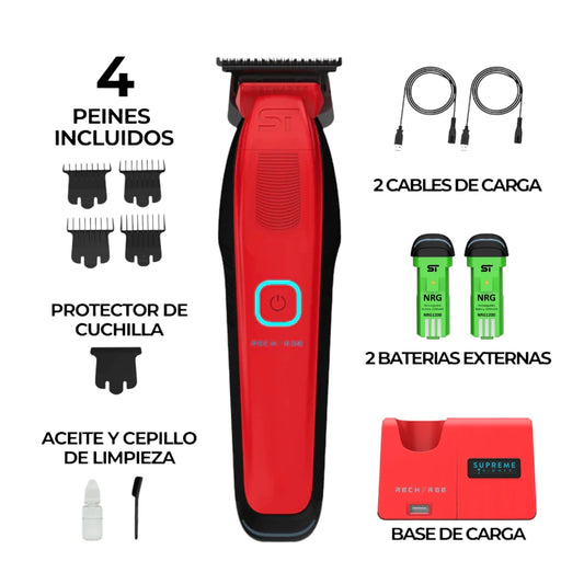 Supreme Trimmer Recharge Rojo