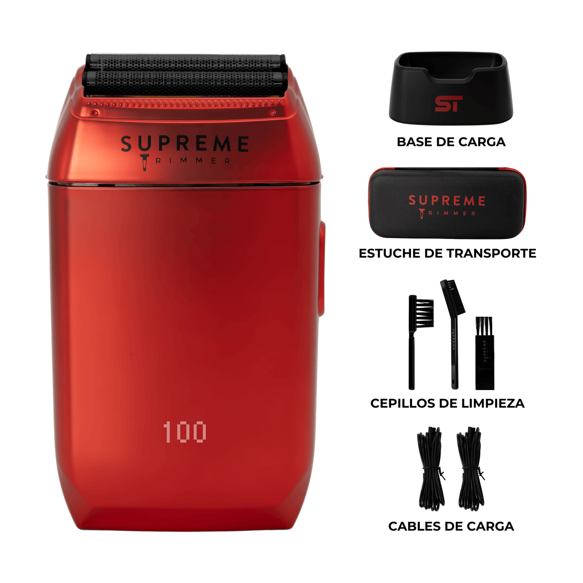 Shaver Supreme Trimmer Crunch Red