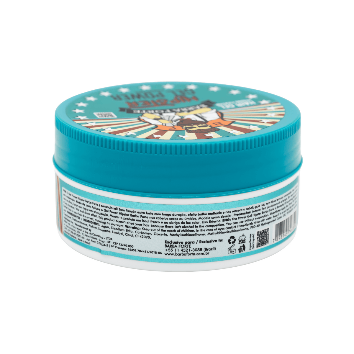 Gel de Cabello Power Hipster 200ml Barba Forte