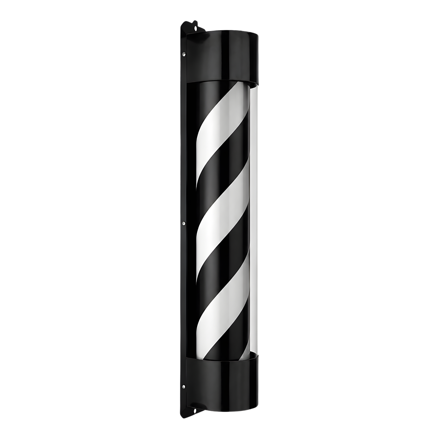 Pole Barber Led Black and White 90cm
