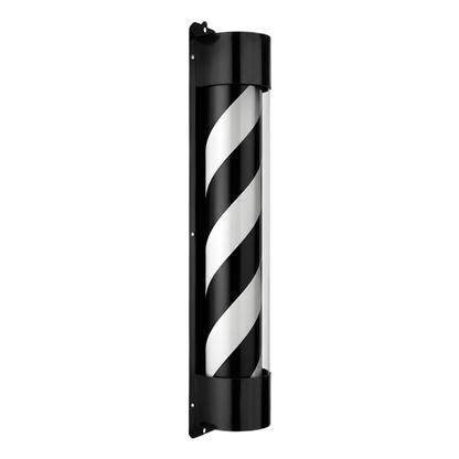 Pole Barber Led Black and White 90cm