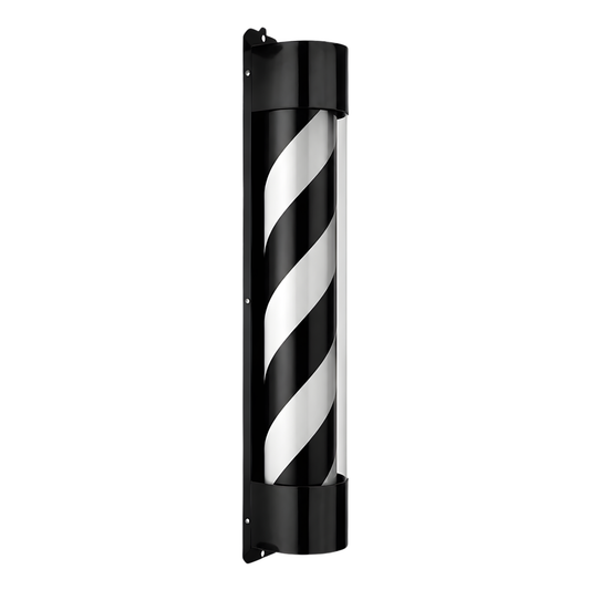 Pole Barber Led Black and White 90cm