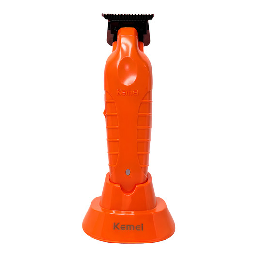 Trimmer Kemei 2299 + Base de Carga Orange