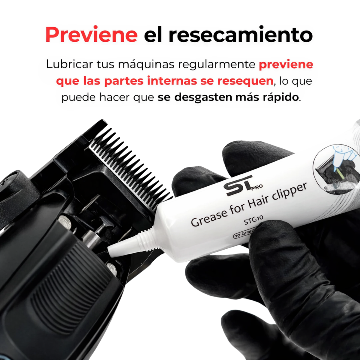 Grasa para Máquinas Clipper y Trimmer ST