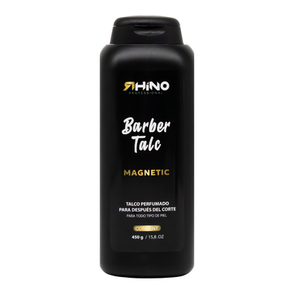 Talco de Barbero Rhino Magnetic 450g Perfumado