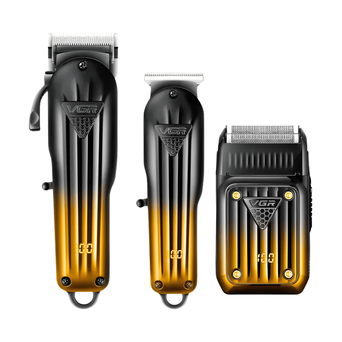 VGR Barber Combo V644 Clipper + Trimmer + Shaver