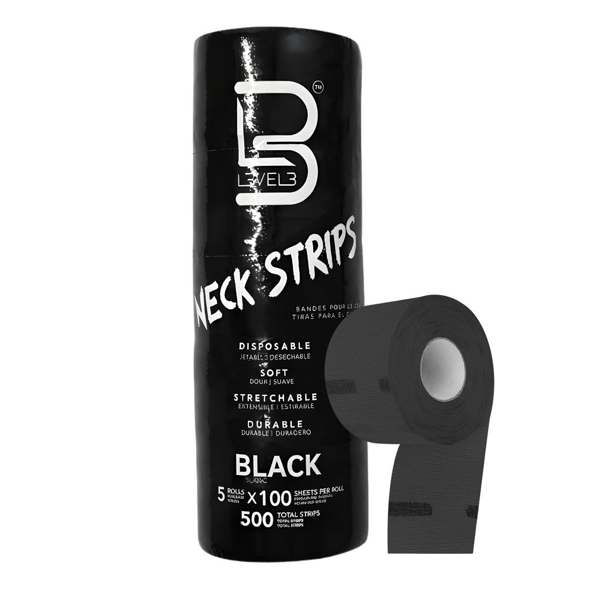 Level3 Papel de Cuello Negro - 500 Usos