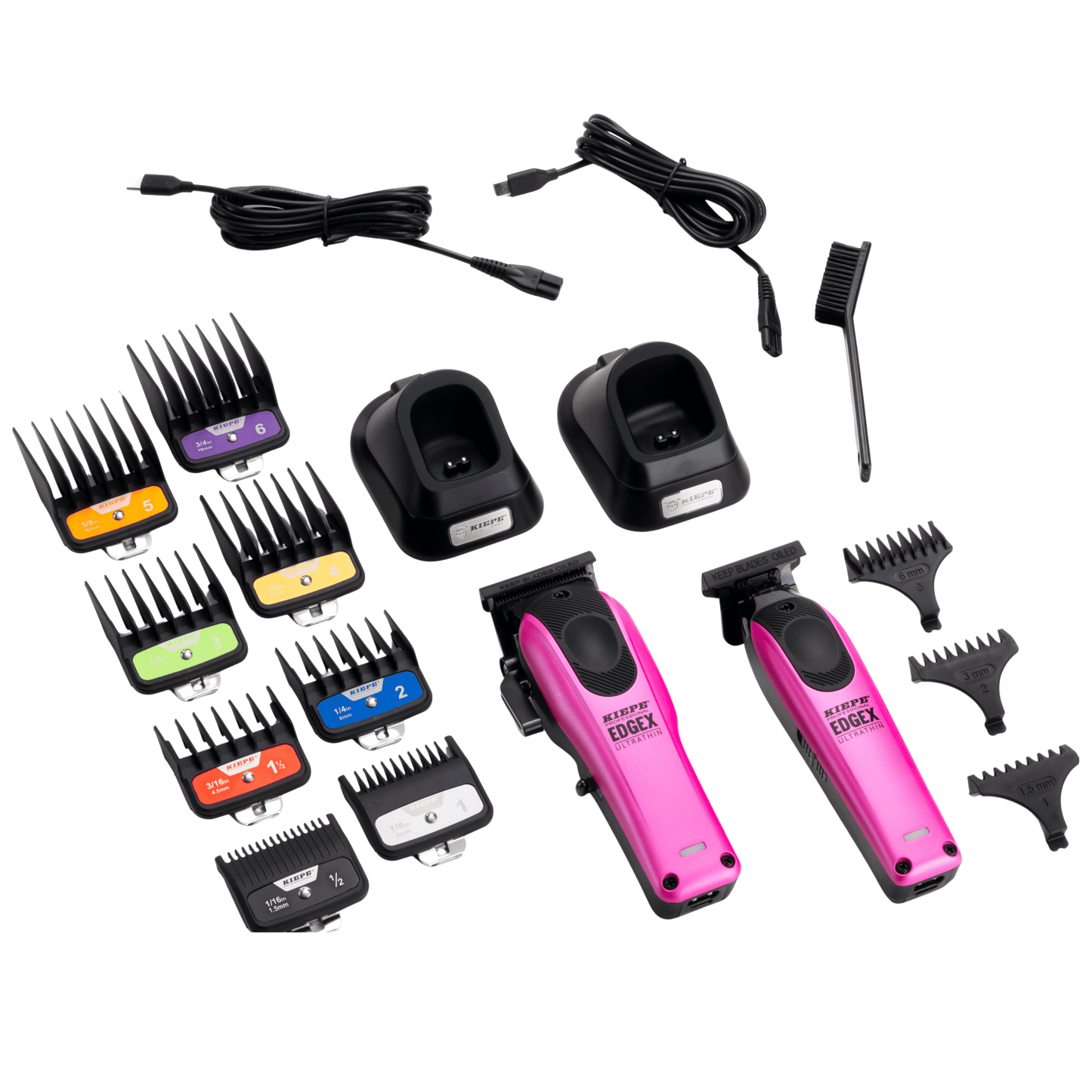 Combo Clipper + Trimmer Kiepe EdgeX Pink