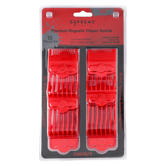 Set de Peines  Supreme Trimmer Magnéticos 0,5 - 8 Red