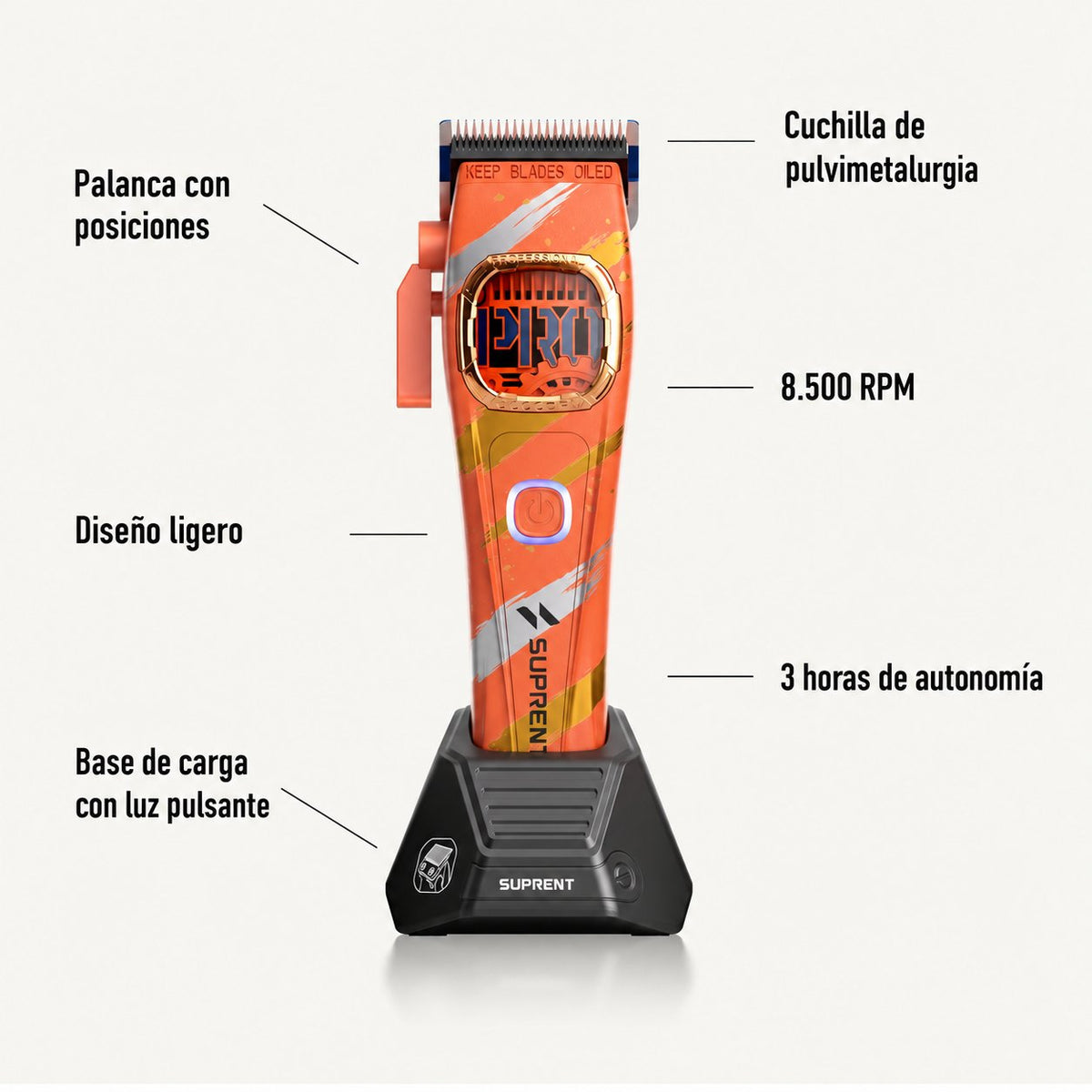 Suprent HC586OX — especificaciones en español