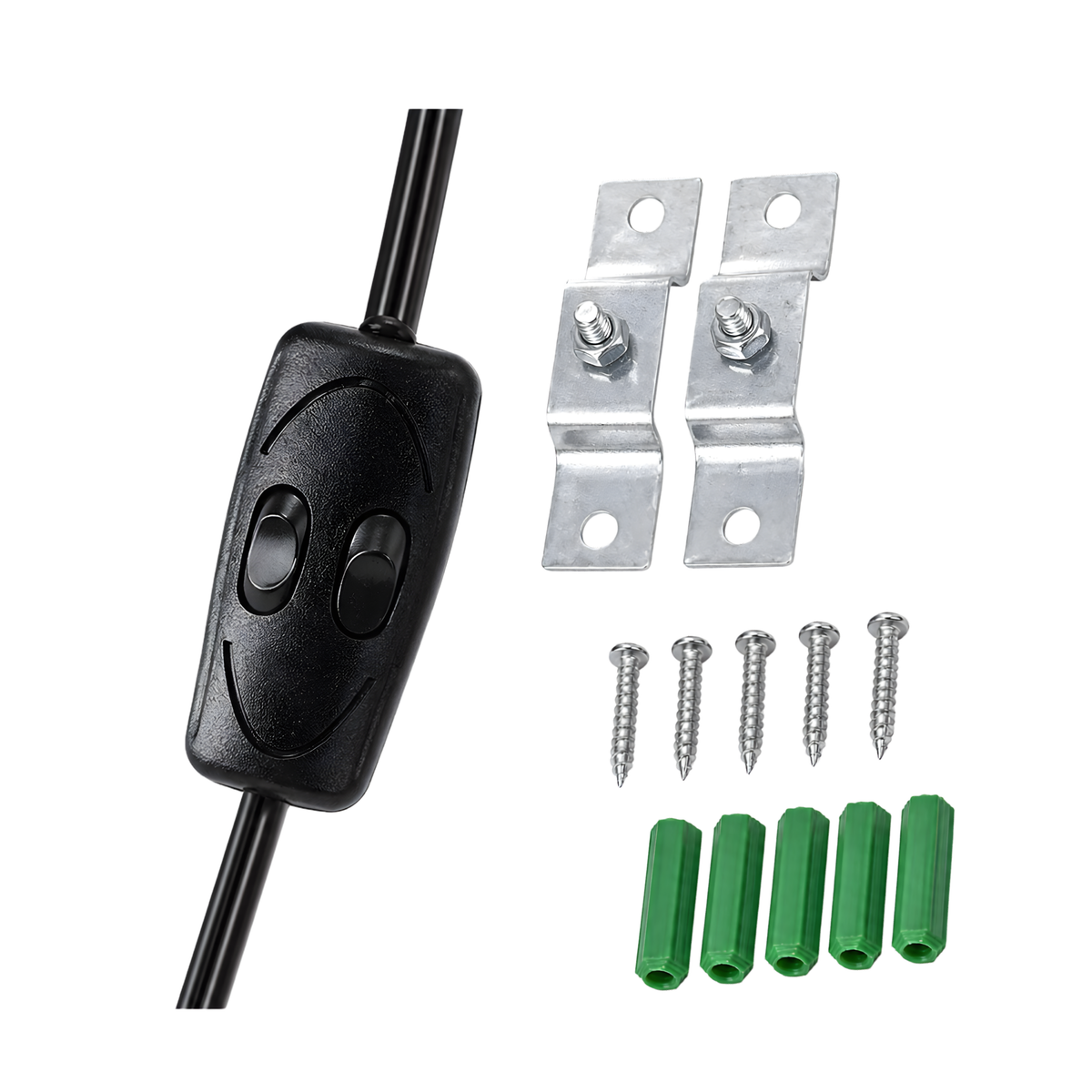 Pole Barber Led Black and White 90cm