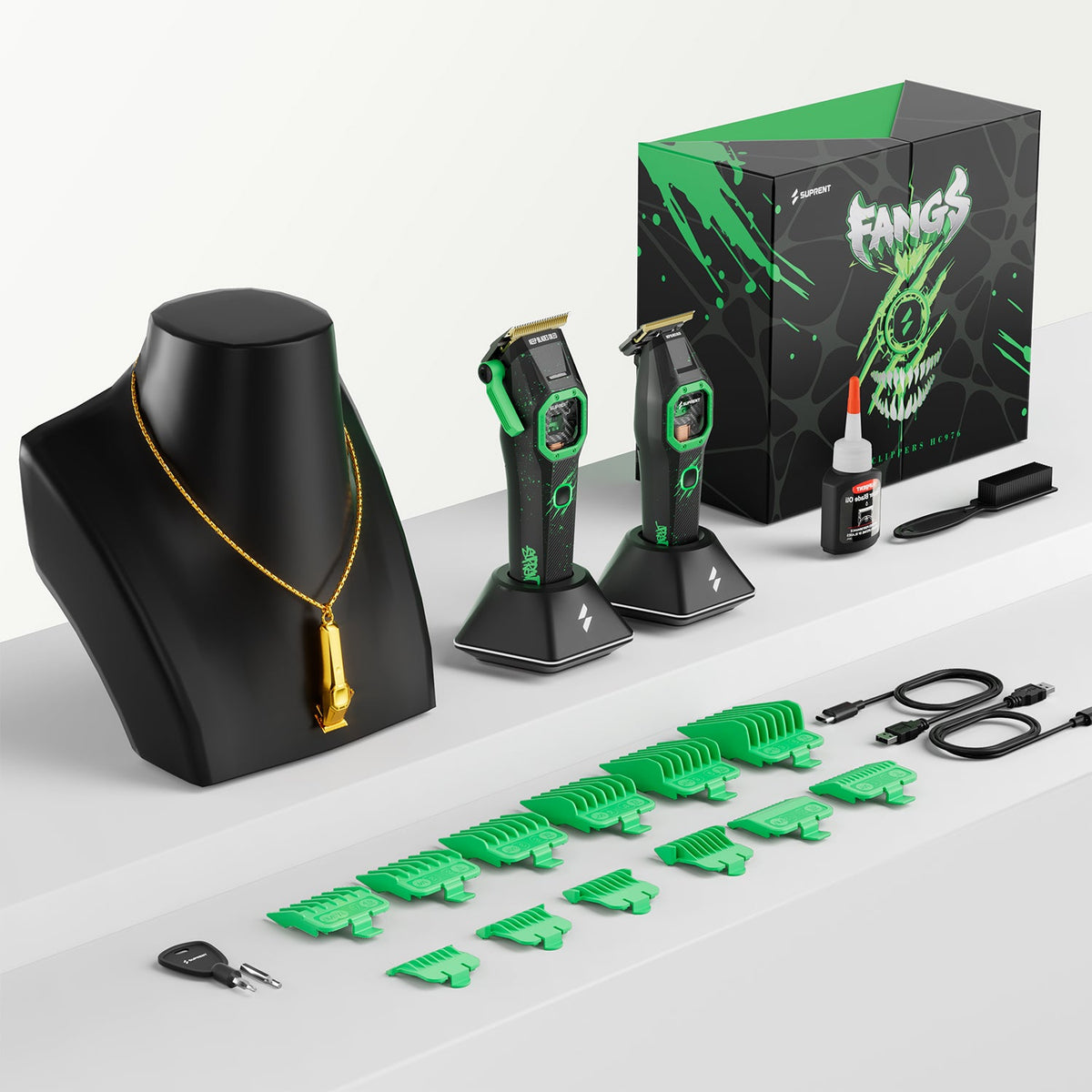 Combo Clipper + Trimmer Suprent FANGS HC976EX