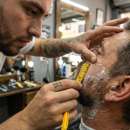 Porta Navaja Rhino Amarillo