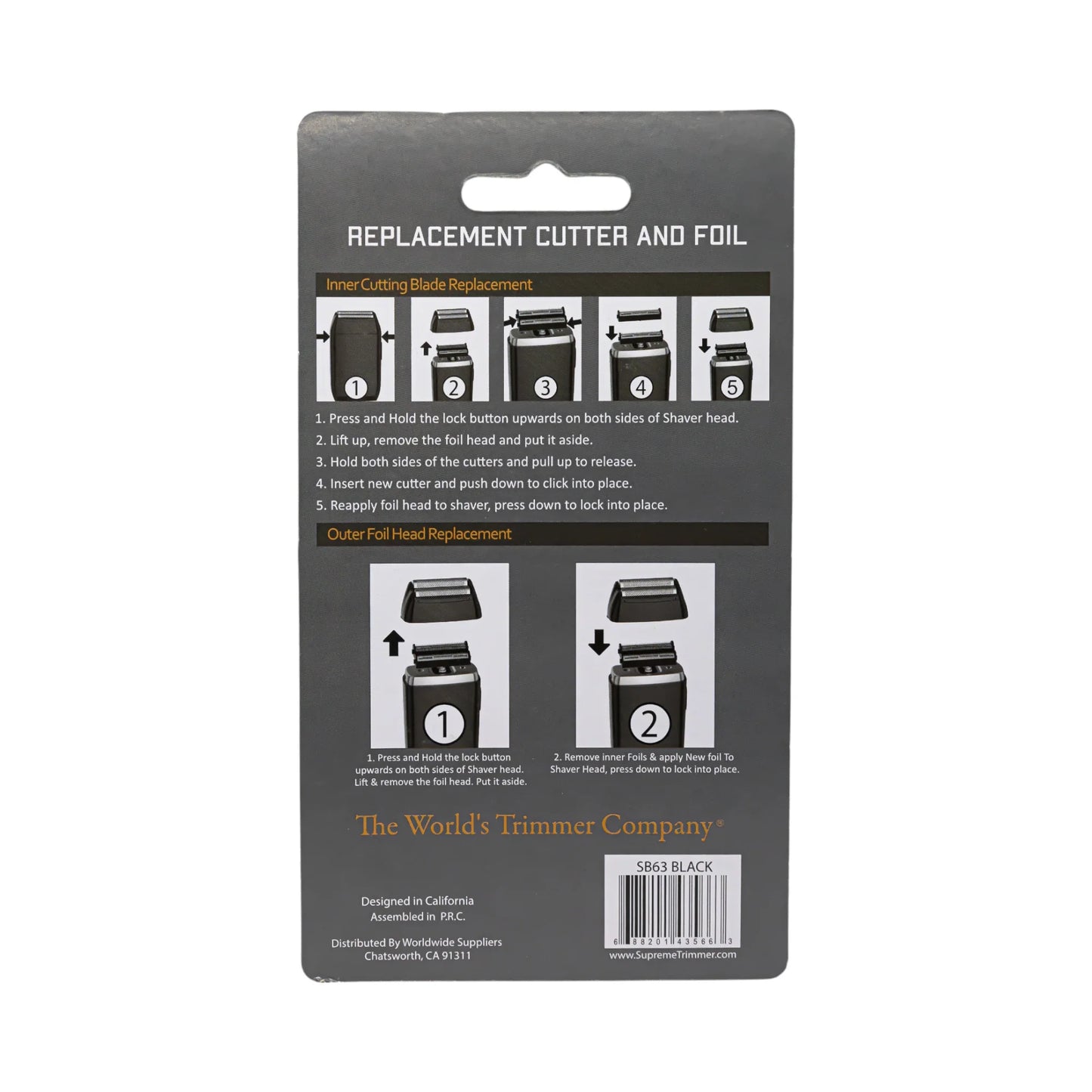 Repuesto Supreme Trimmer para Shaver Crunch Green