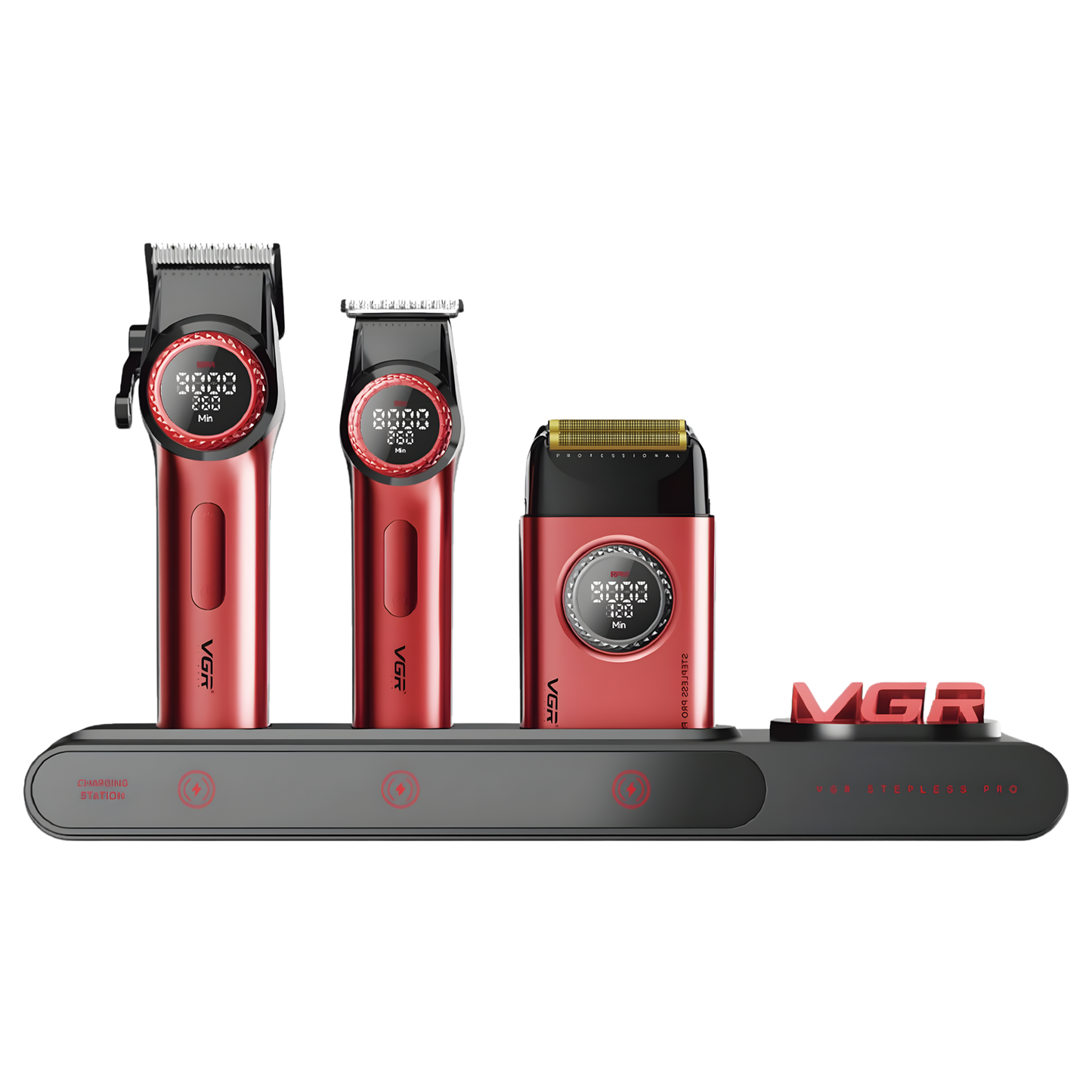 Kit  VGR 3 en 1 Red (incluye base de carga)