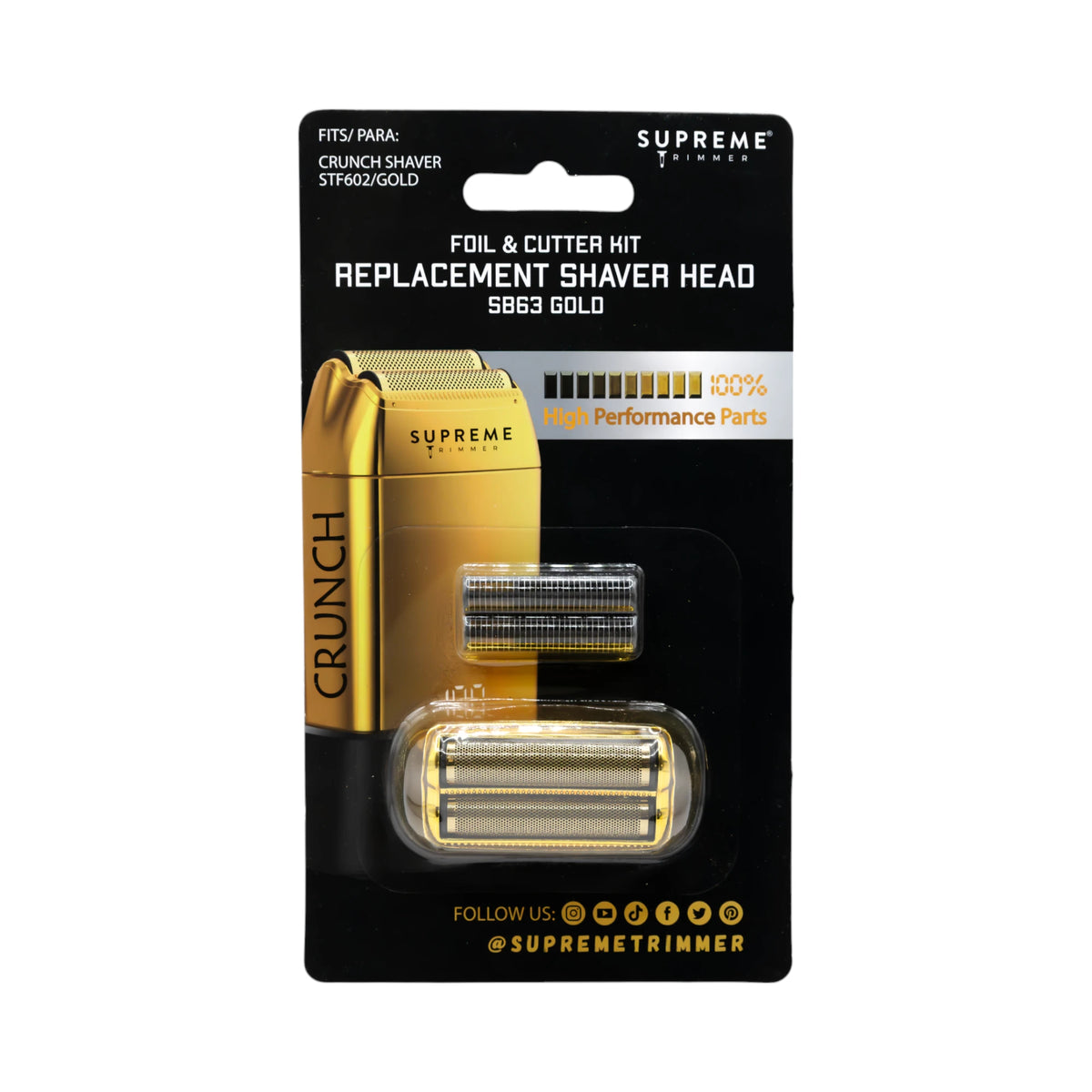 Repuesto Supreme Trimmer para Shaver Crunch Gold