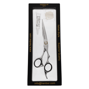 Tijera HENBOR 848 Italian Line Filo Navaja Silver 6''