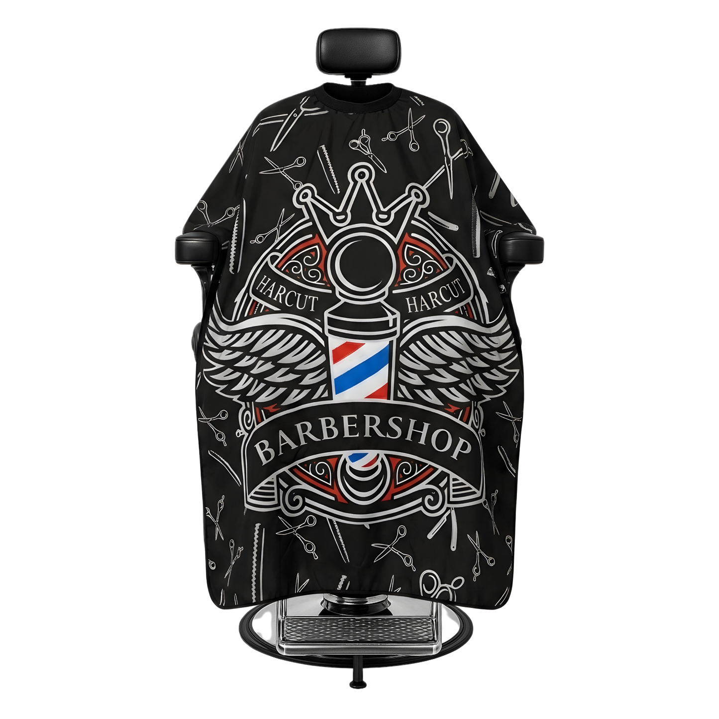 Capa Cuello de Silicona BarberShop