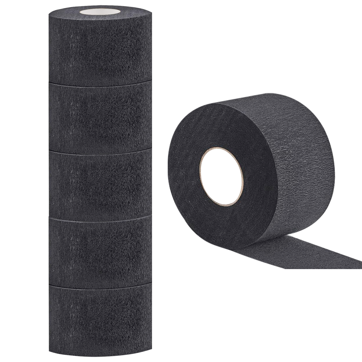 Pack papel de cuello - Negro (5 rollos)