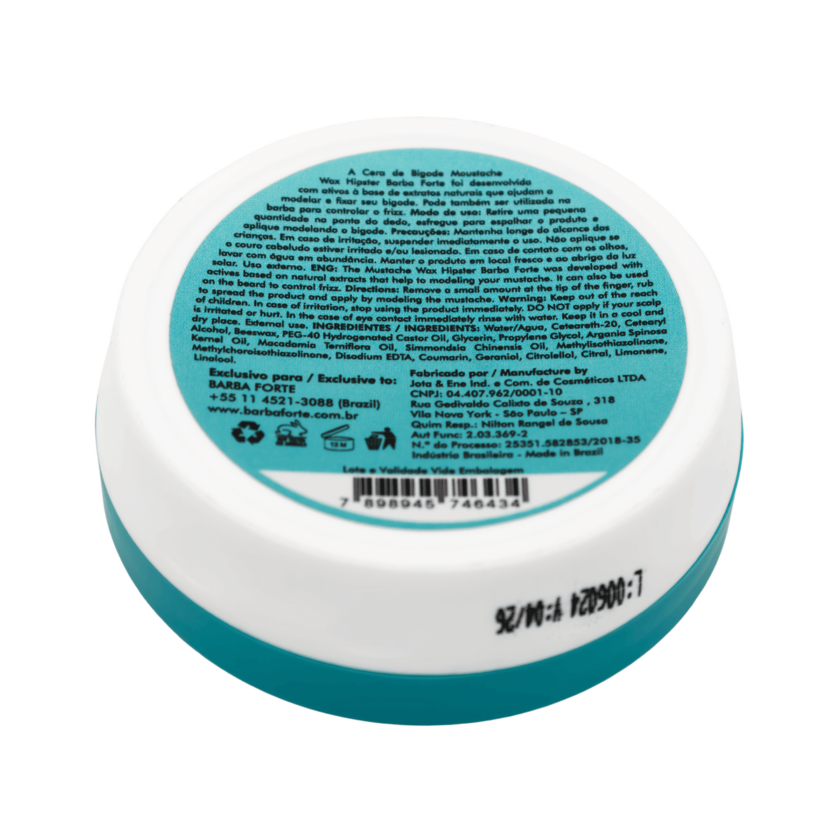 Cera de Bigote Mostacho 30g Barba Forte