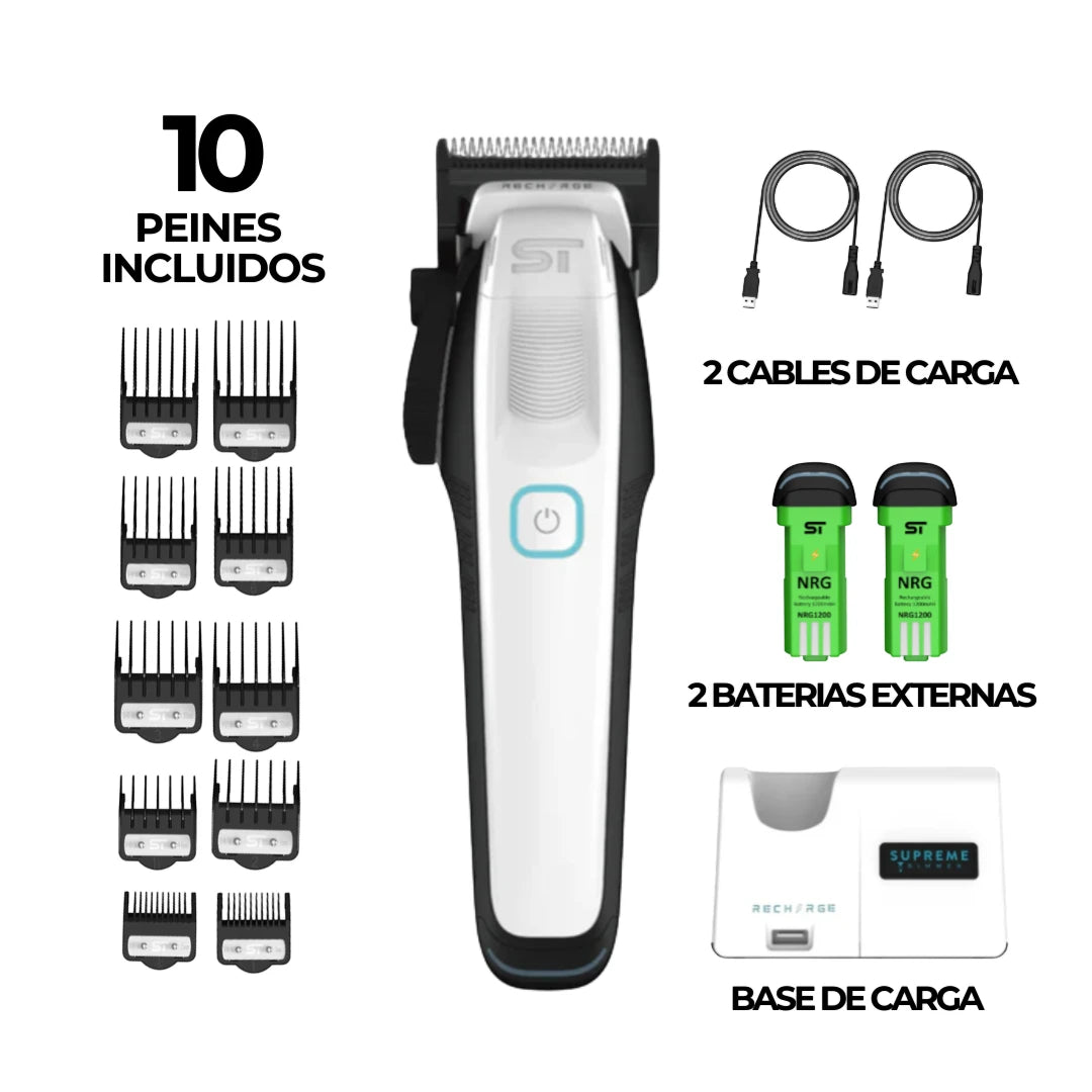 Clipper Supreme Trimmer Recharge White
