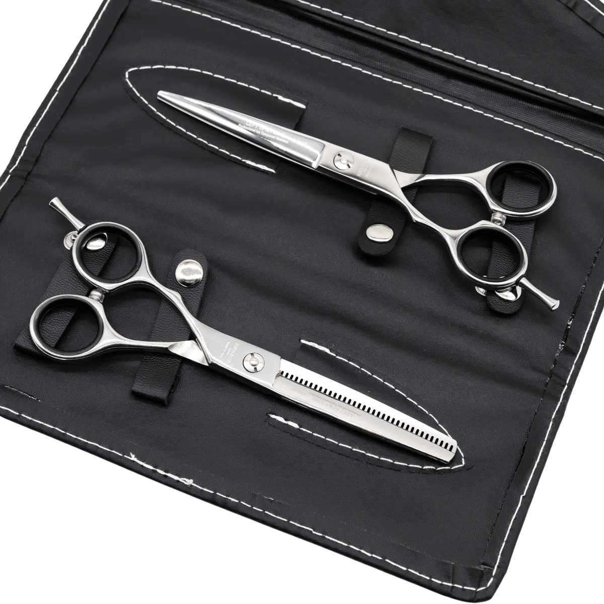 Set de Tijeras Zurdo HENBOR 815s Silver 6''