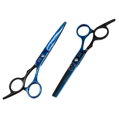 Par de Tijeras Black y Deep Blue 6 pulgadas