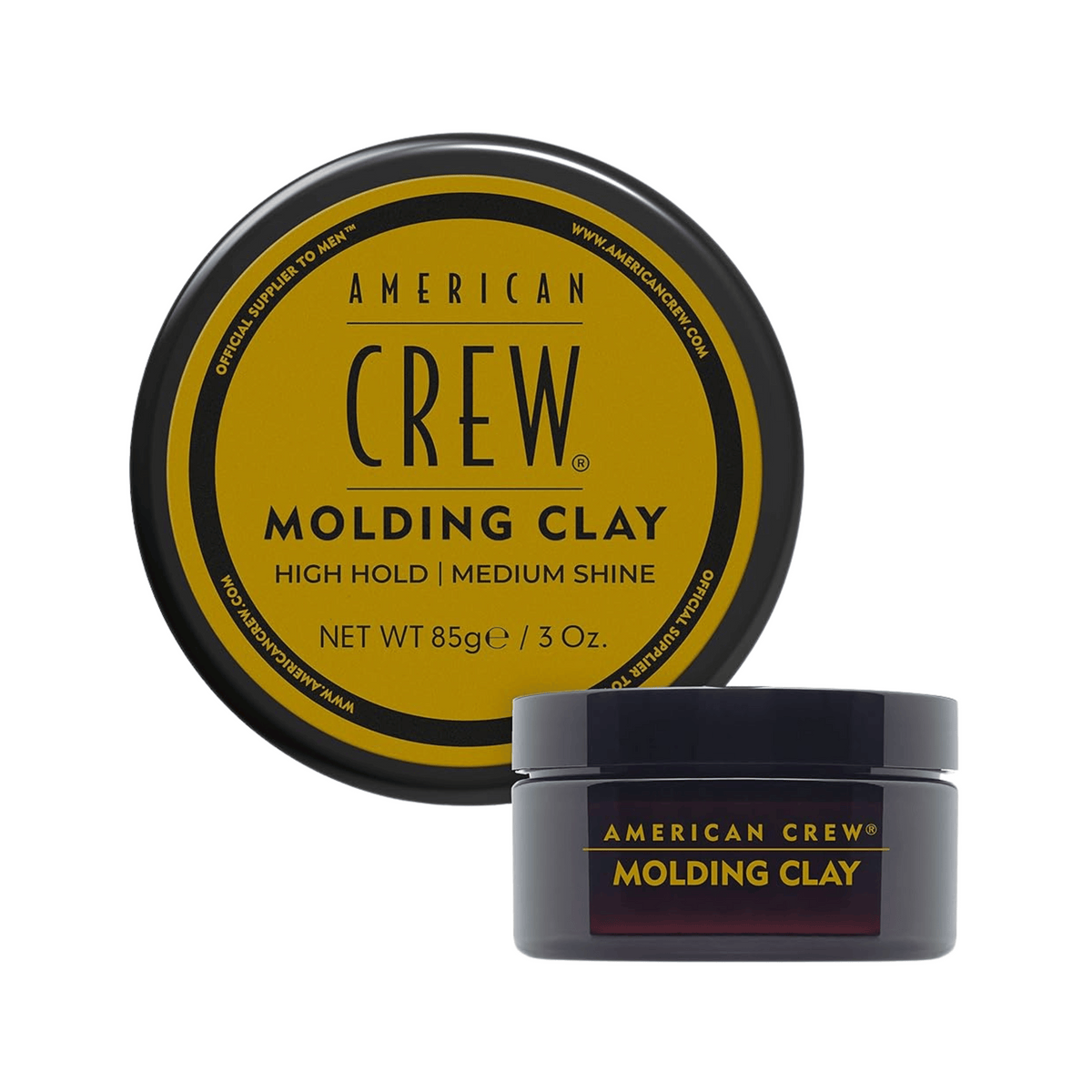 Pomada American Crew Molding Clay 85g Brillo Medio