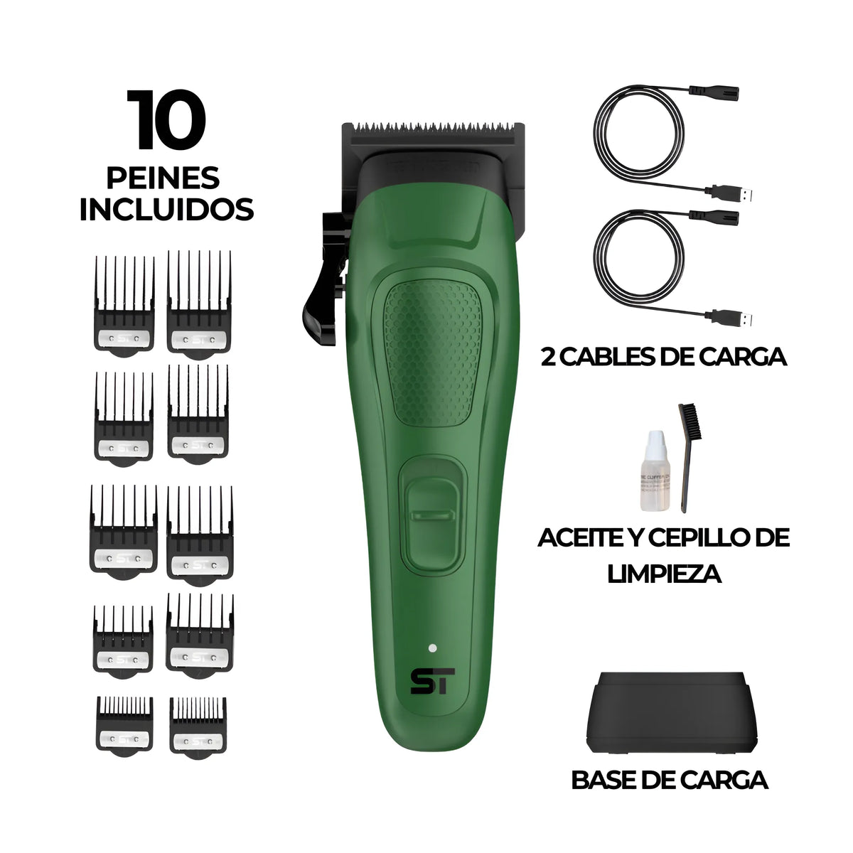 Clipper Supreme Trimmer Darkstar 82 Metal Verde