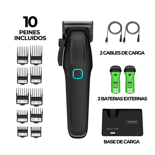 Clipper Supreme Trimmer Recharge Black