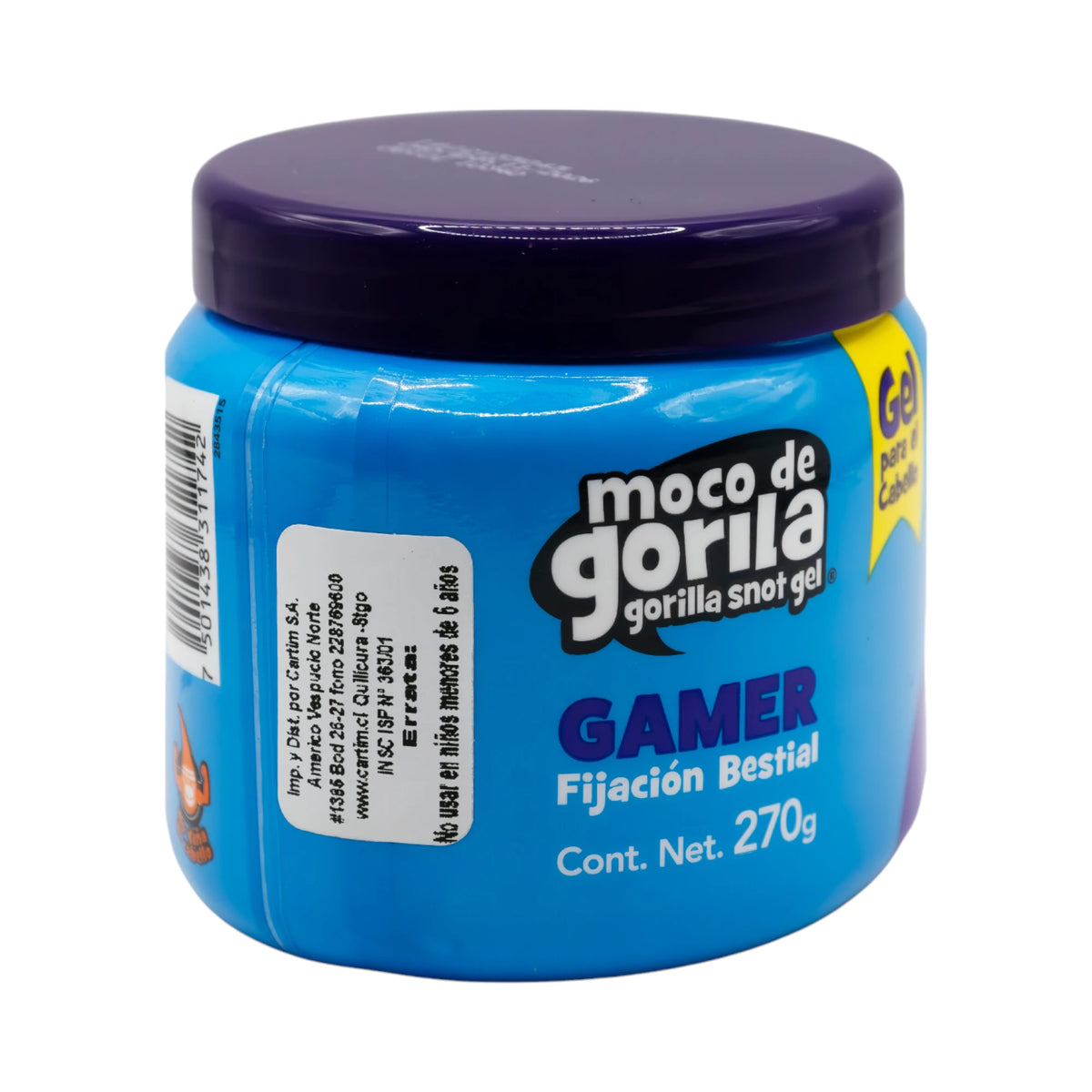 Gel de Peinar Moco de Gorila Gamer 270 g