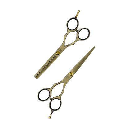 Set de Tijeras HENBOR 882 Gold 6''