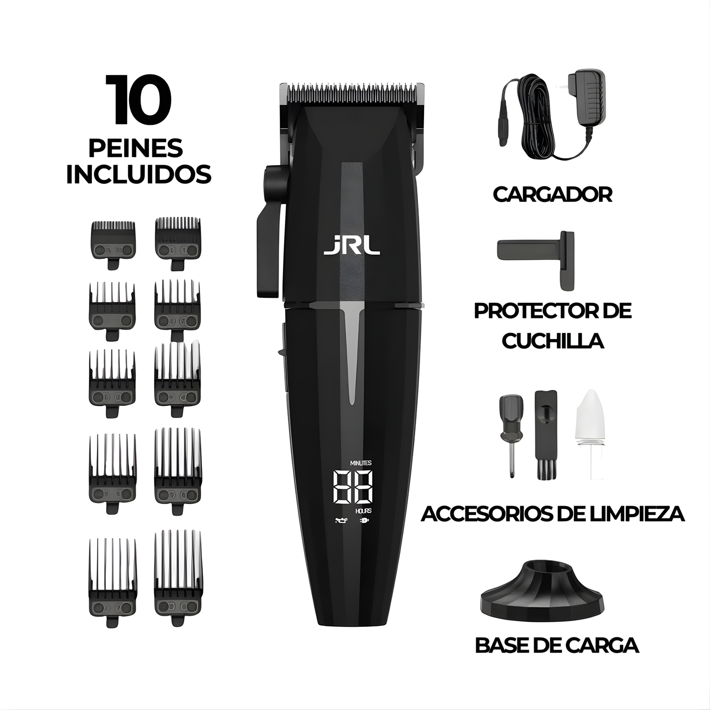 Clipper JRL Onyx Professional Cordless Black