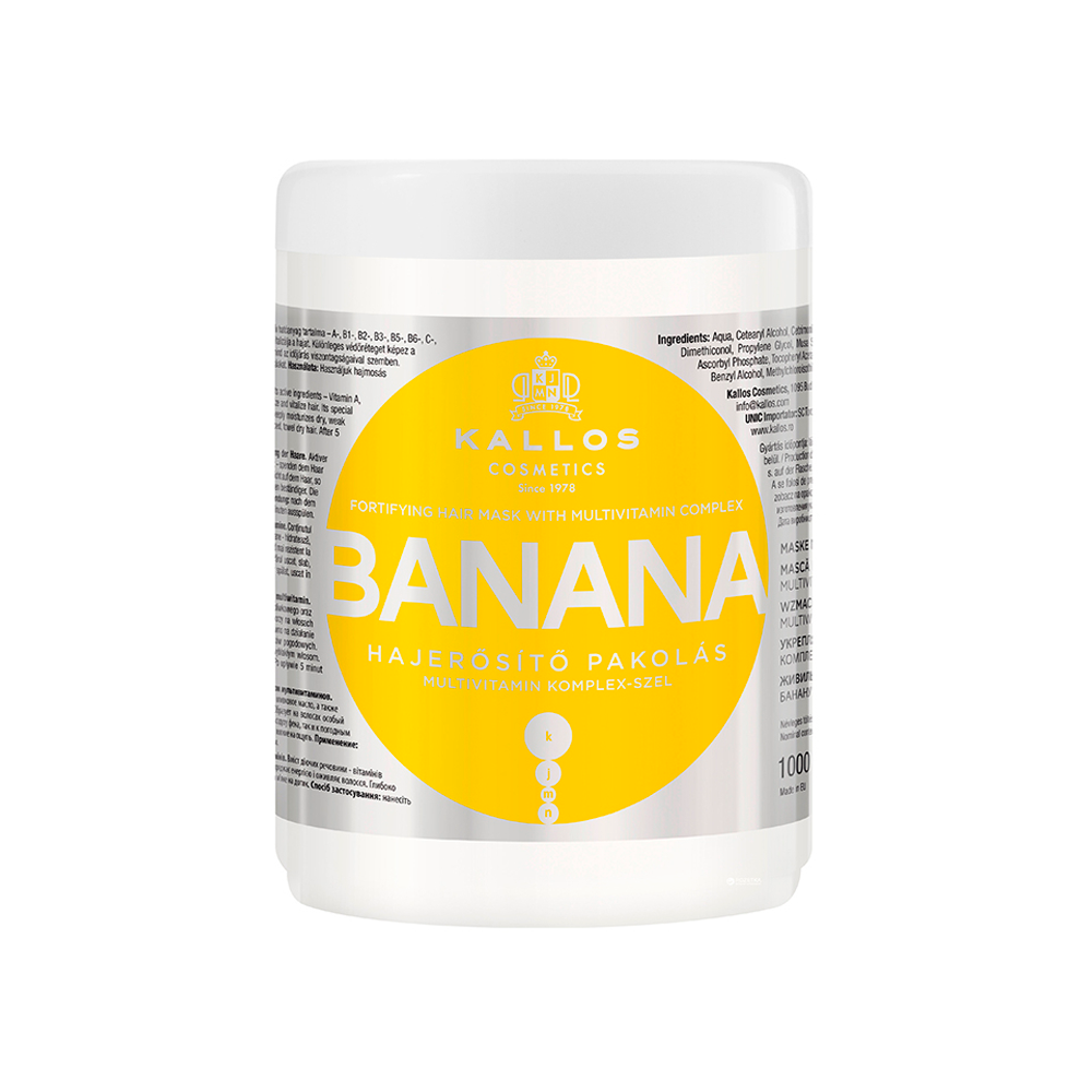 KALLOS - Hair Mask BANANA 1000ml