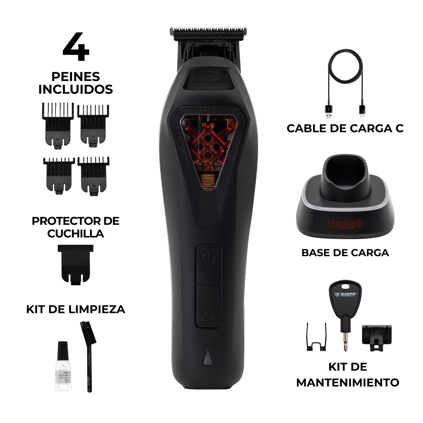 Trimmer Kiepe Hepike Narrow Blade 11.000 RPM